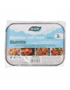 Bandeja con tapa Algon...