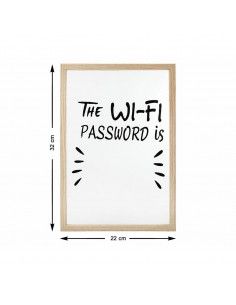 Pizarra blanca The WIFI...