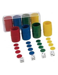 Cubiletes con Fichas de...