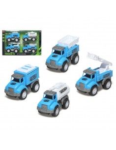 Set de Mini Camiones Azul