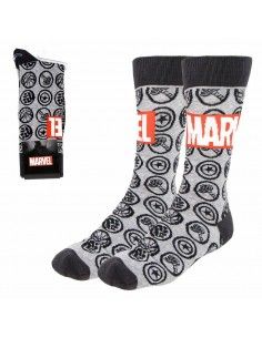 Calcetines Marvel Unisex Gris