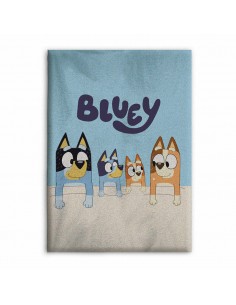 Manta Polar Bluey Azul 100...